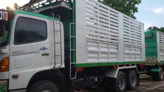 ขายรถบรรทุก ดั้มพ่วงแม่ลูก HINO MEGA 320 รถสวยสภาพเดิม พร้อมใช้งาน เอกสารพร้อมโอน ราคา2,250,000 สนใจโทร 090-8588220คุณนะ 093-3258446คุณบิว